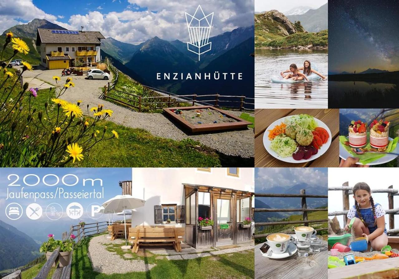 Enzianhütte Berggasthaus St. Leonhard in Passeier Exterior foto